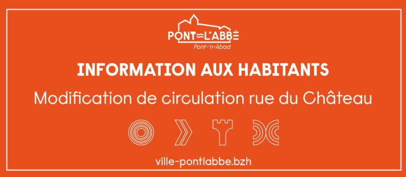 Modification de circulation rue du château